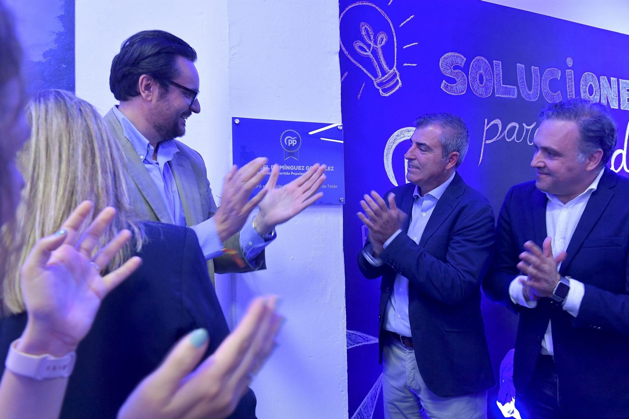 Inauguración de la nueva sede del PP en Telde, en Gran Canaria