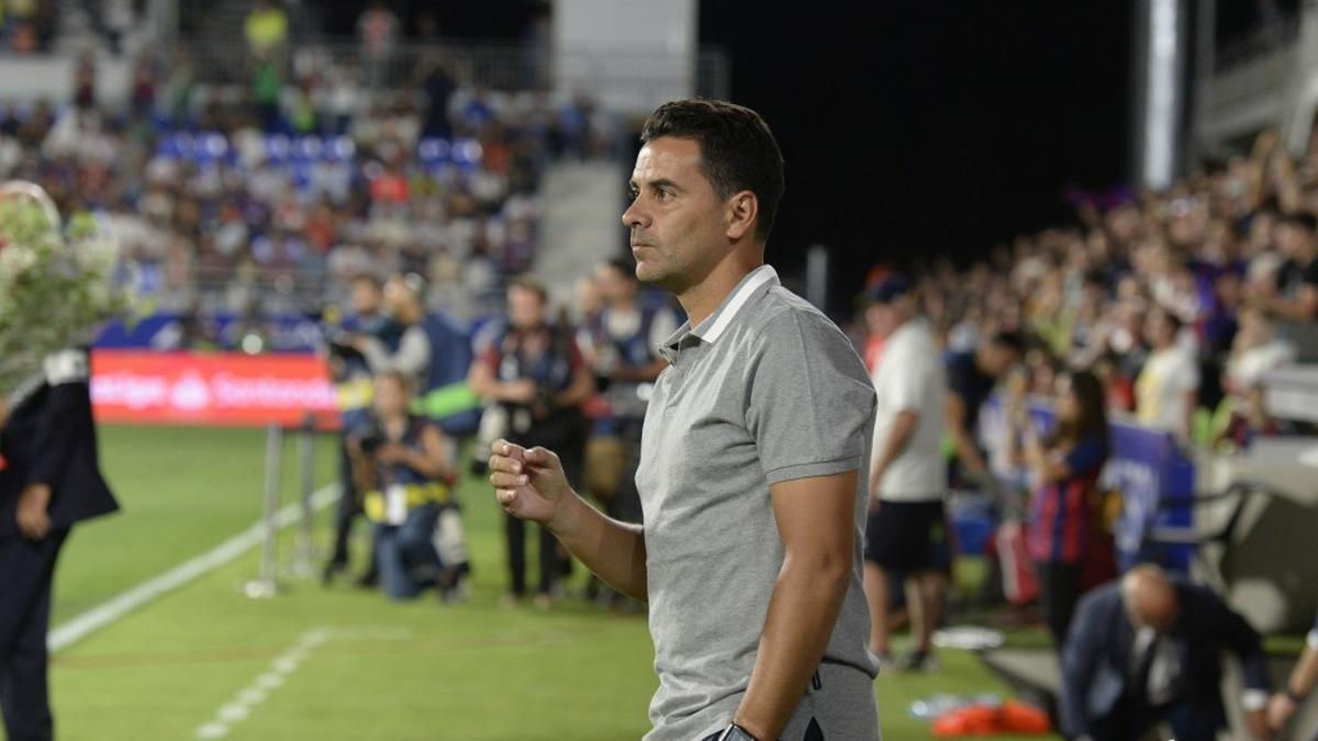 Míchel fue entrenador del Huesca