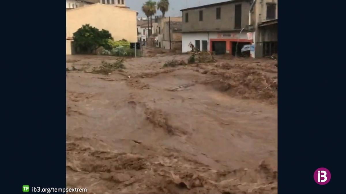 La torrentada en Sant Llorenç hace cinco años