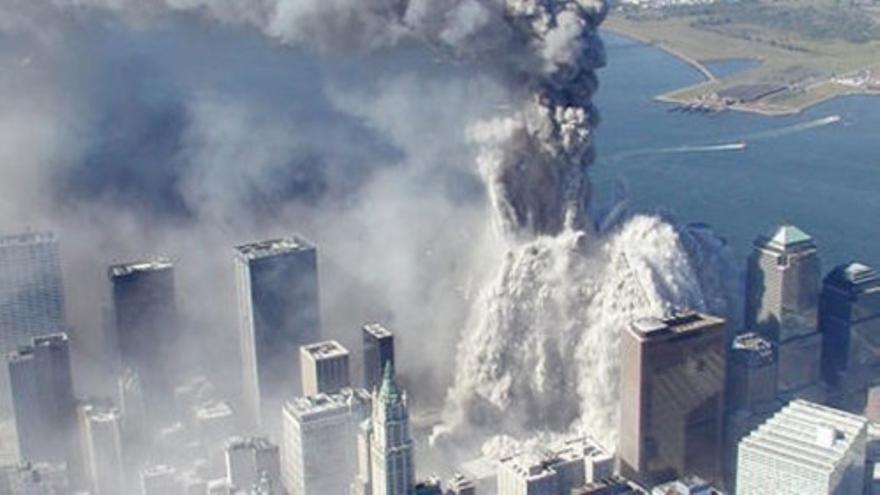 Imágenes inéditas desde un helicoptero el 11-S