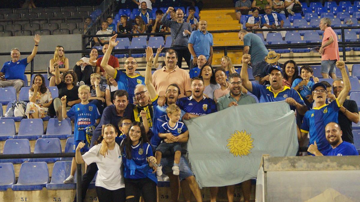 Aficionados del Felanitx, la temporada pasada en el campo del Hércules de Alicante