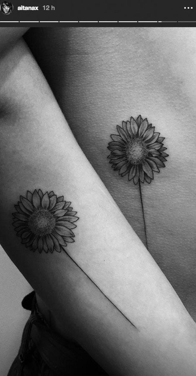 Aitana se hace un tatuaje con su mejor amiga