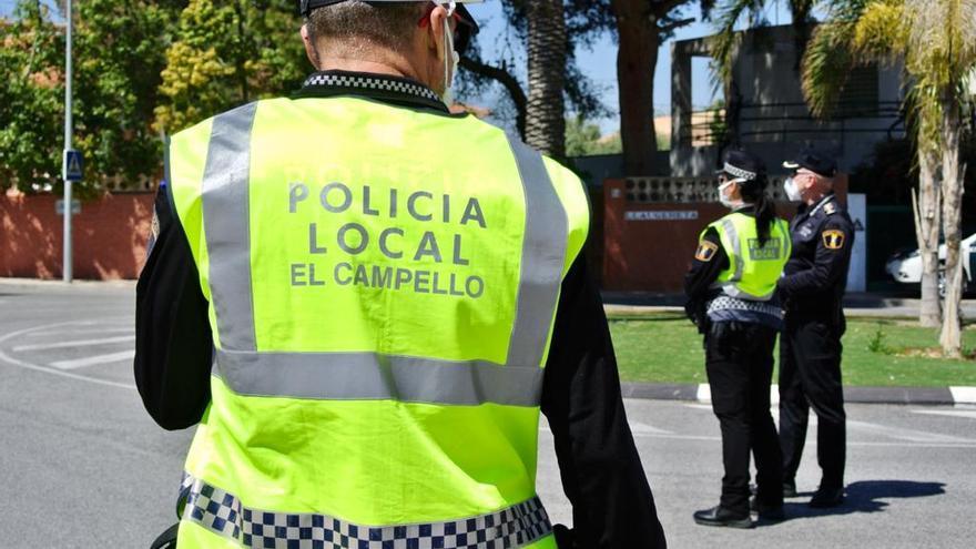 Agentes de la Policía Local de El Campello, en imagen de archivo