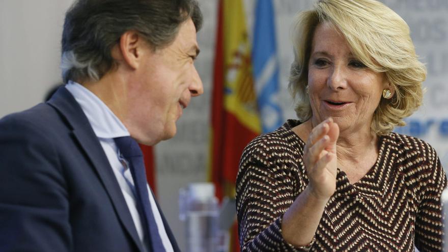 Esperanza Aguirre e Ignacio González en una imagen de archivo.