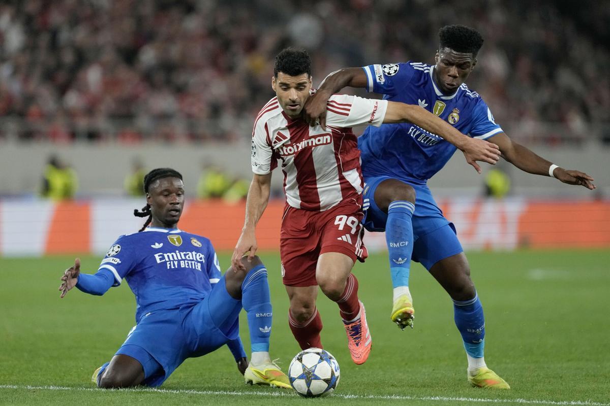 Champions League: Olympiacos - Real Madrid, en imágenes.