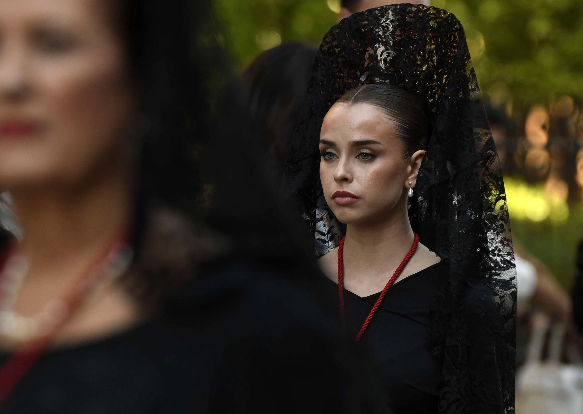 Procesión de la Soledad del Calvario en la Semana Santa de Murcia 2025.