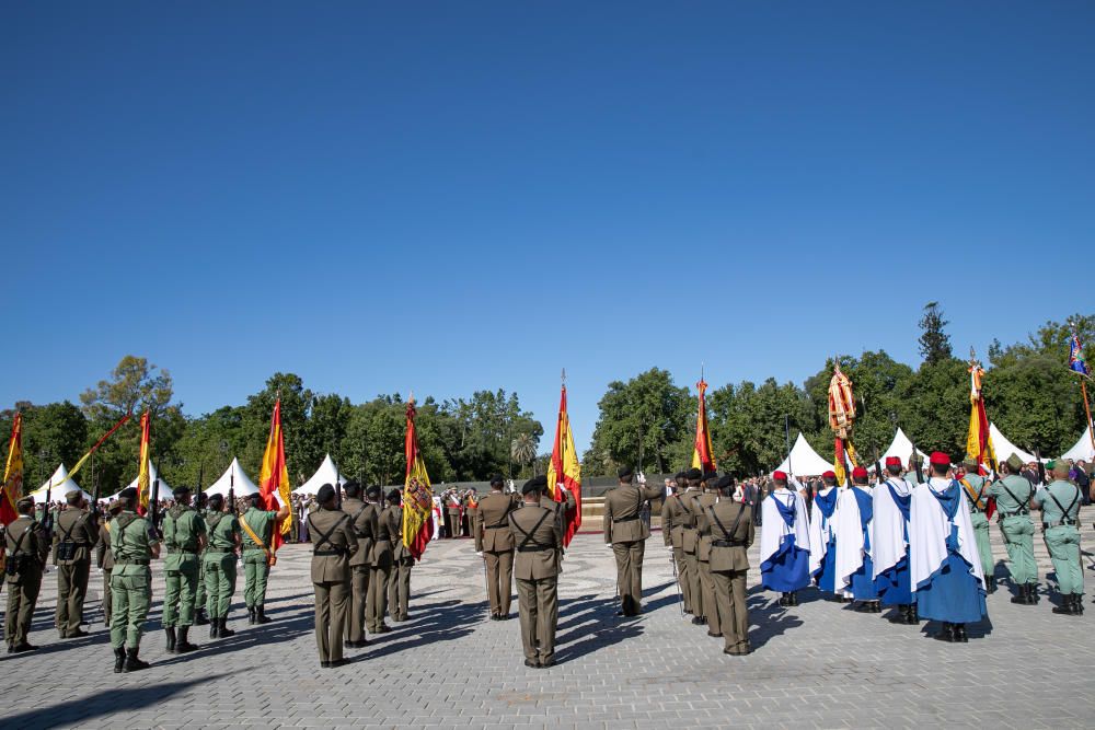 Jura de bandera civil en Sevilla.