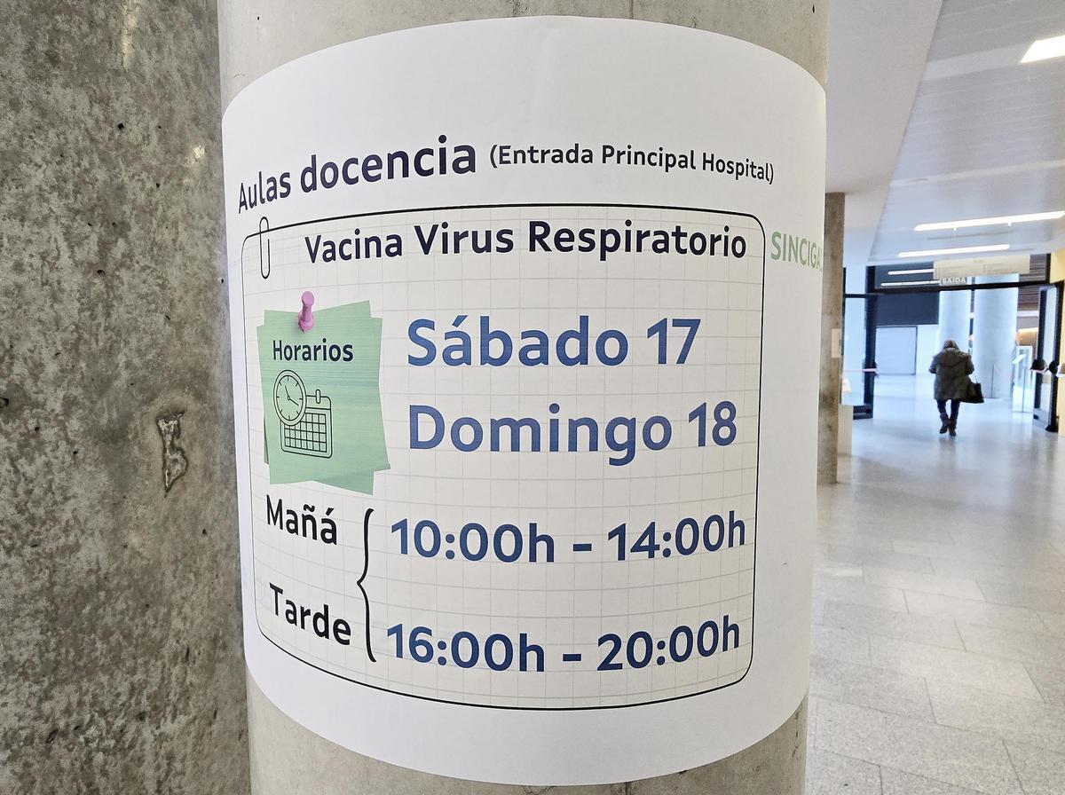 Hasta dos horas de cola en el Cunqueiro para participar en el ensayo clínico frente al Virus Respiratorio Sincitial
