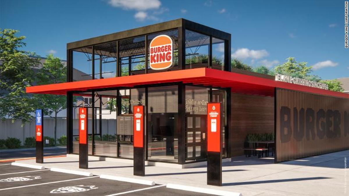 Un ejemplo de como se van a ver los nuevos restaurantes de Burger King