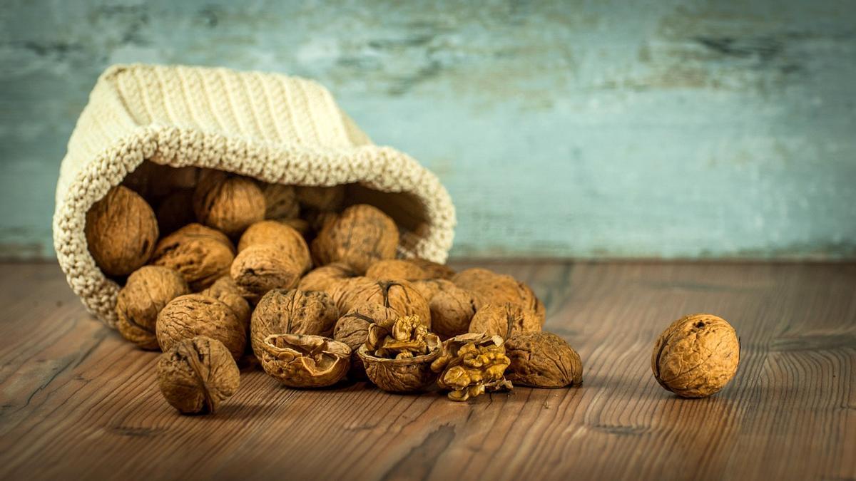 Las nueces, uno de los frutos secos más completos nutricionalmente.
