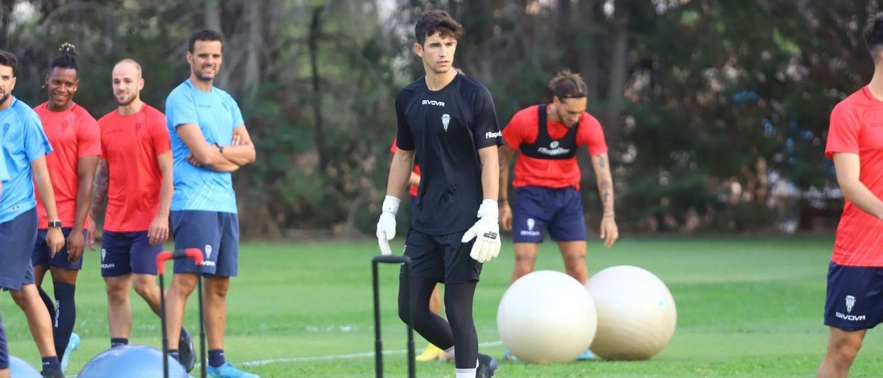 Pablo Picón, durante una sesión del grupo en la Ciudad Deportiva.