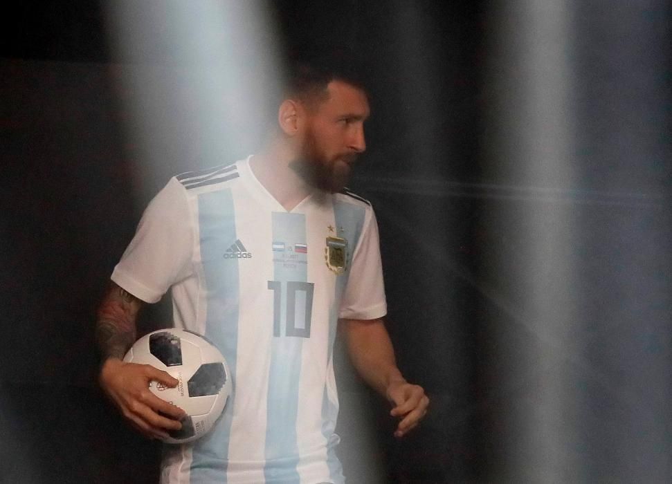 Messi presenta la pilota del Mundial de Rússia