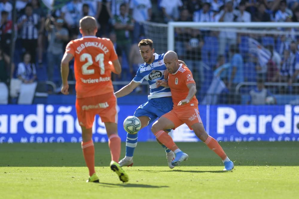 El Dépor le gana al Oviedo sobre la hora