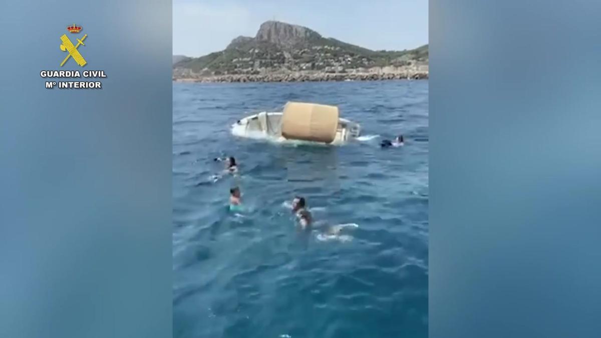 Rescatada una família de Cerdanyola del Vallès quan el seu barco s’enfonsava a les illes Medes