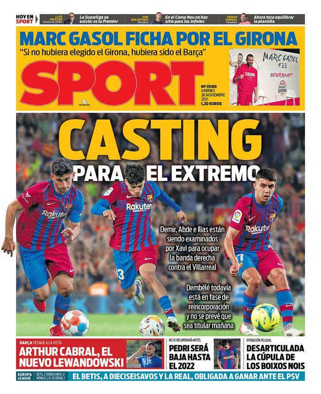 Las portadas de la prensa deportiva de hoy