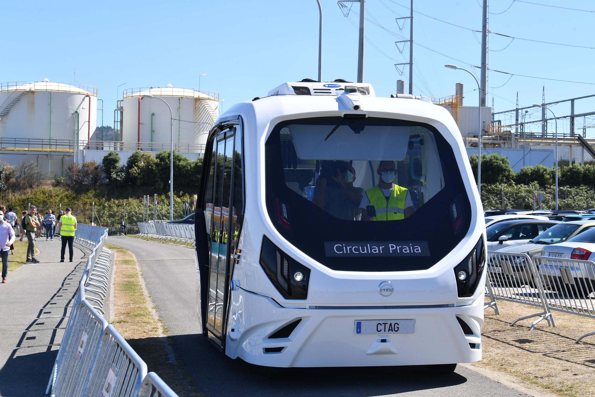 El bus más deseado recorre Arteixo sin conductor