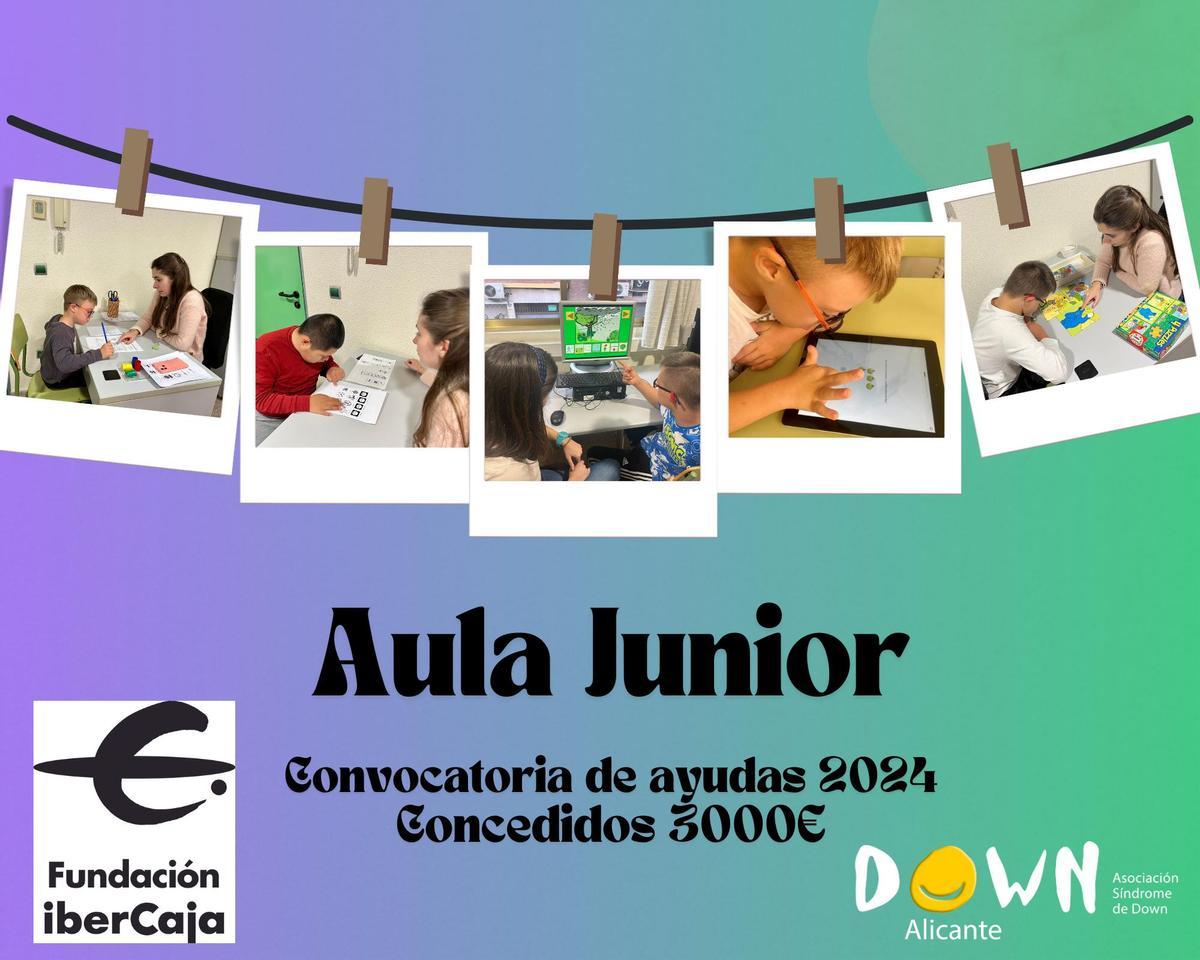 Imagen del Aula Junior de la Down Alicante