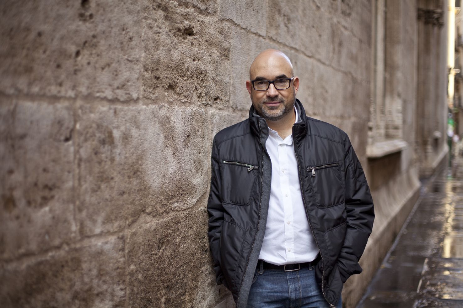 Jordi Llobregat, en la ciudad de València