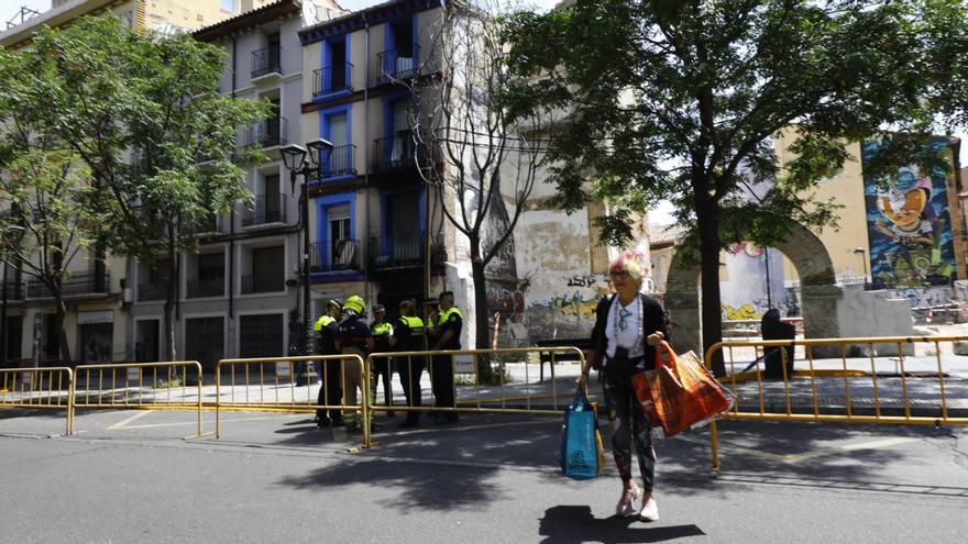 El edificio dañado por un incendio en el Coso Bajo de Zaragoza deberá ser demolido