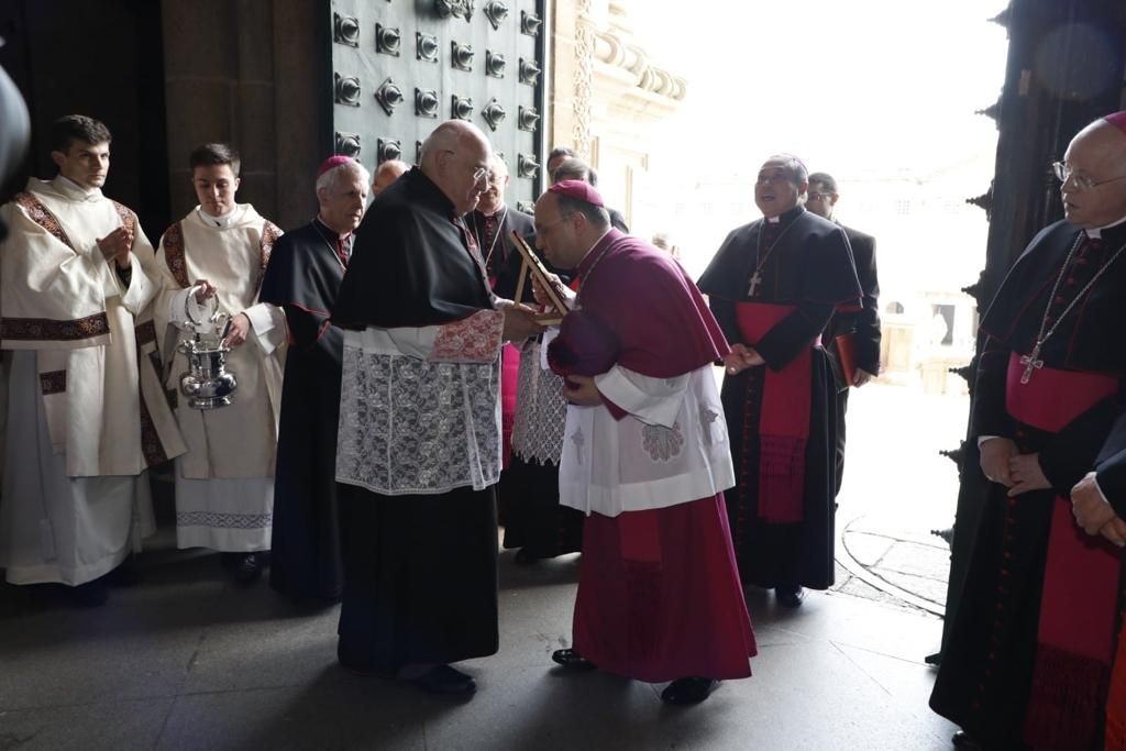 Ceremonia de toma de posesión del nuevo arzobispo de Santiago, Francisco José Prieto