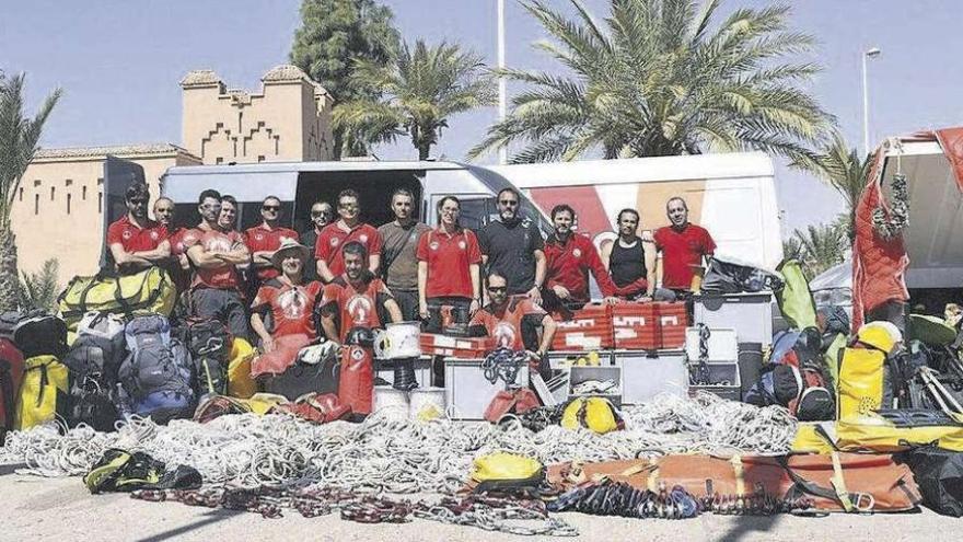 Logran evacuar los cadáveres de los dos espeleólogos fallecidos en Marruecos