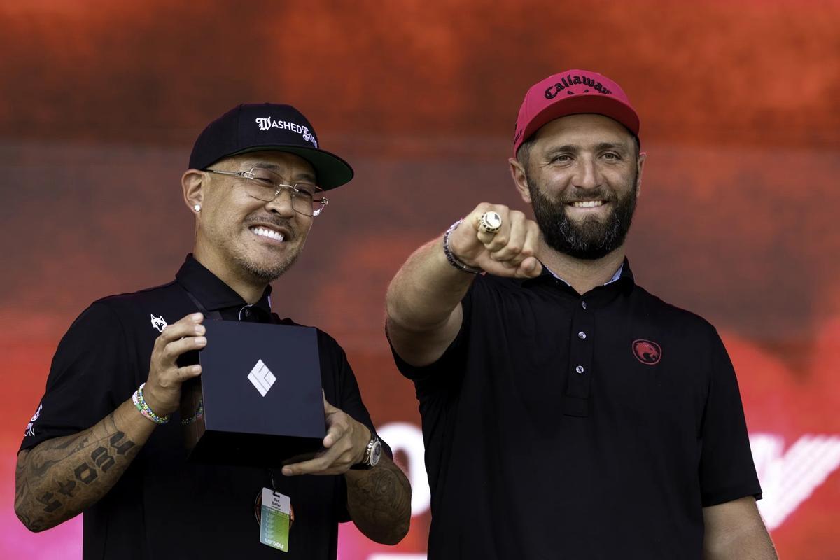 Rahm fue premiado con 18 millones de dólares y un anillo de oro al estilo NBA por ser el mejor del LIV Golf