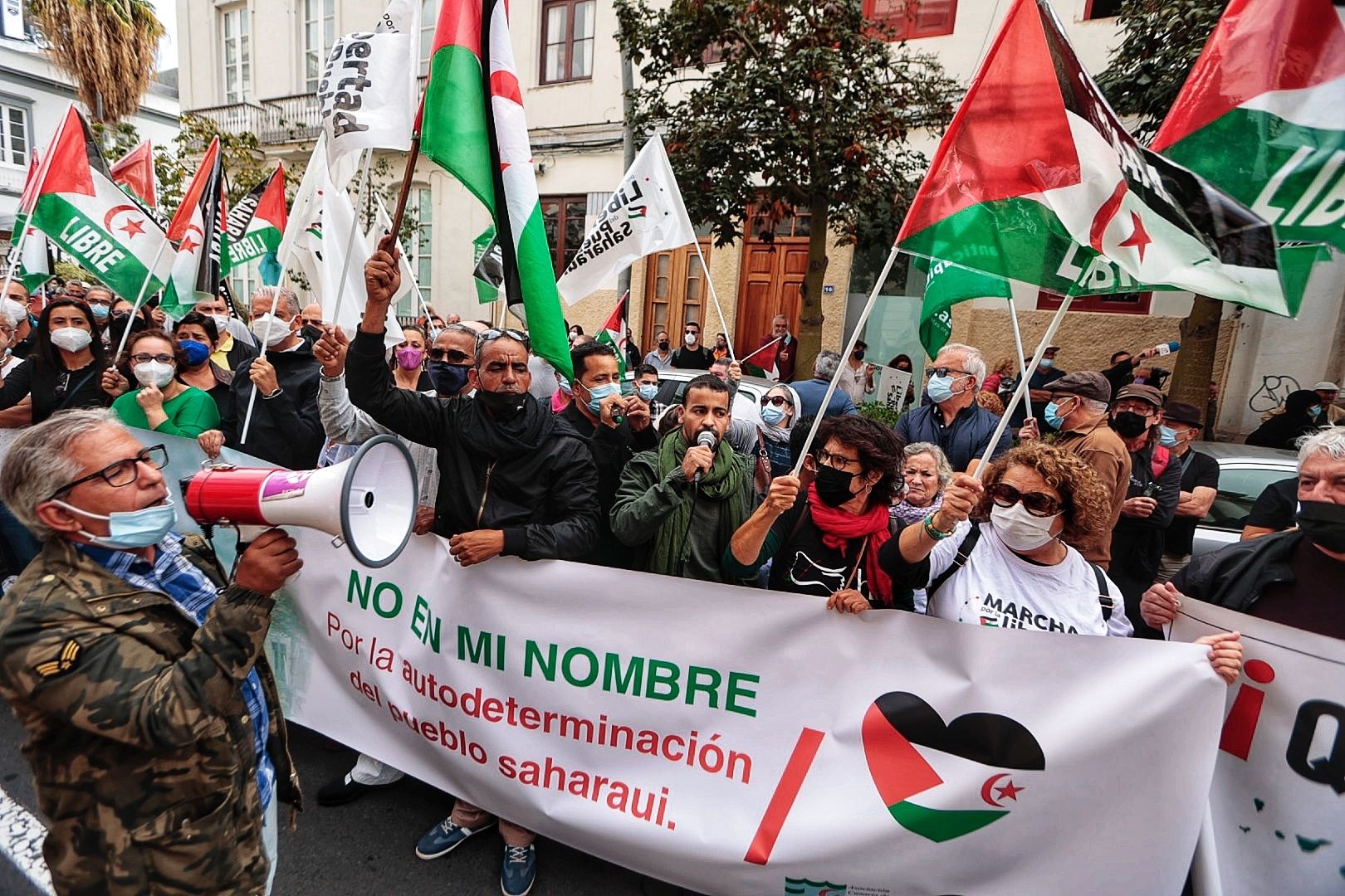 Concentración en apoyo de la autodeterminación de la causa del pueblo saharaui (26/(03/2022)