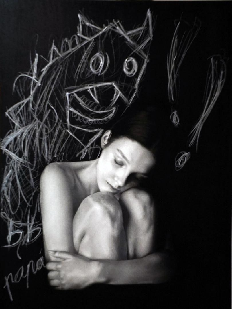 Obras de la exposición 'Contemporáneas' de Eva Hernández