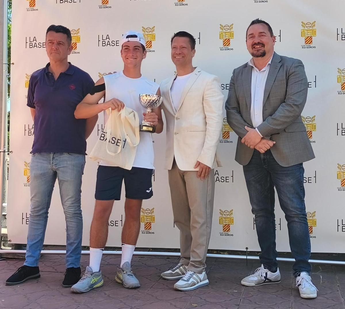 Álvaro Lago, en la conquista del torneo en tierras barcelonesas.