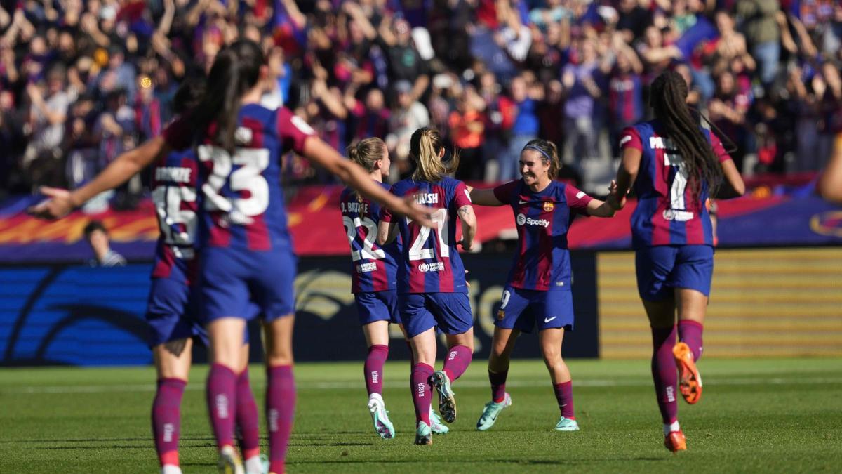 Les jugadores del Barça, en una imatge d'arxiu.