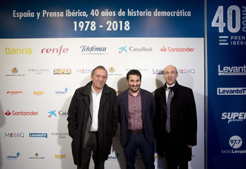 Photocall de la gala del 40 aniversario de Prensa Ibérica en Levante-EMV