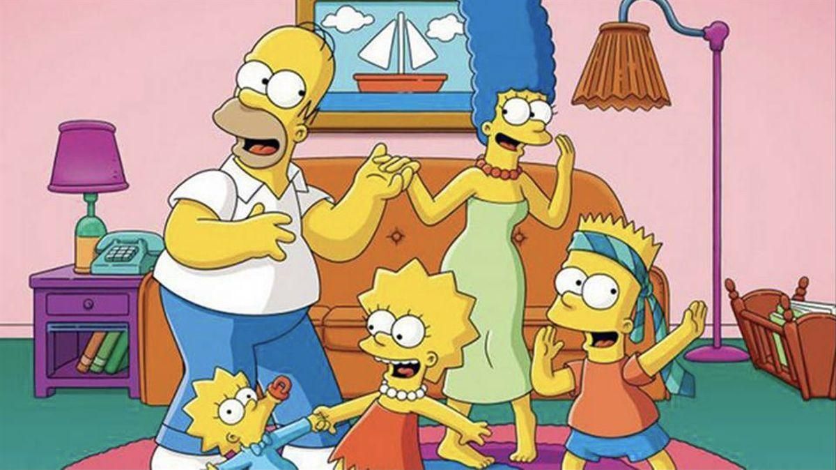 Un momento de la familia Simpson.