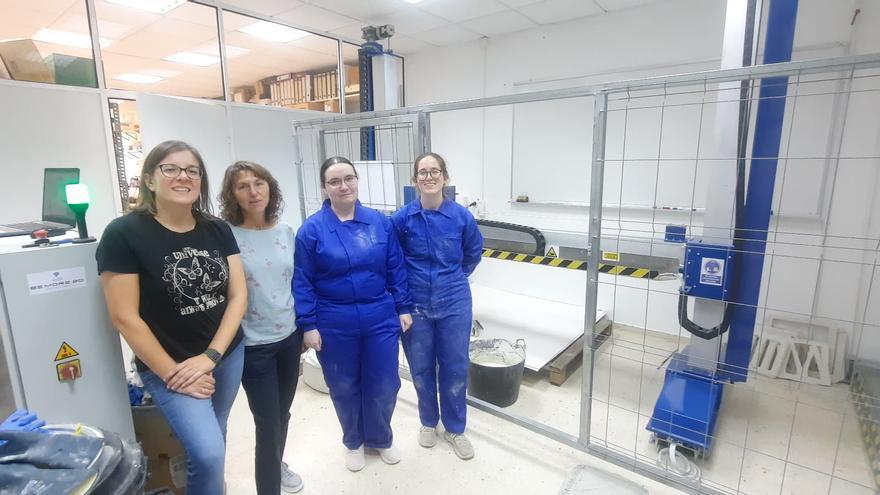 Ingenieras de la UVigo ensayan cómo reducir la corrosión mediante la impresión 3D de hormigón