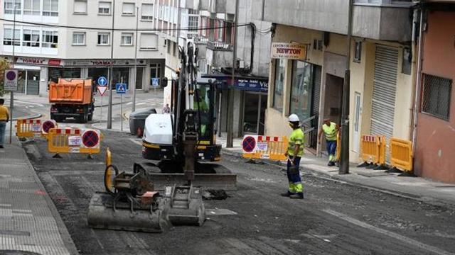 Trabajos ayer en la calle