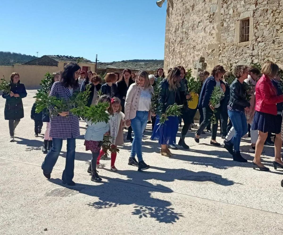 Los más jóvenes se unen a la tradición de Bercianos. | Ch. S.