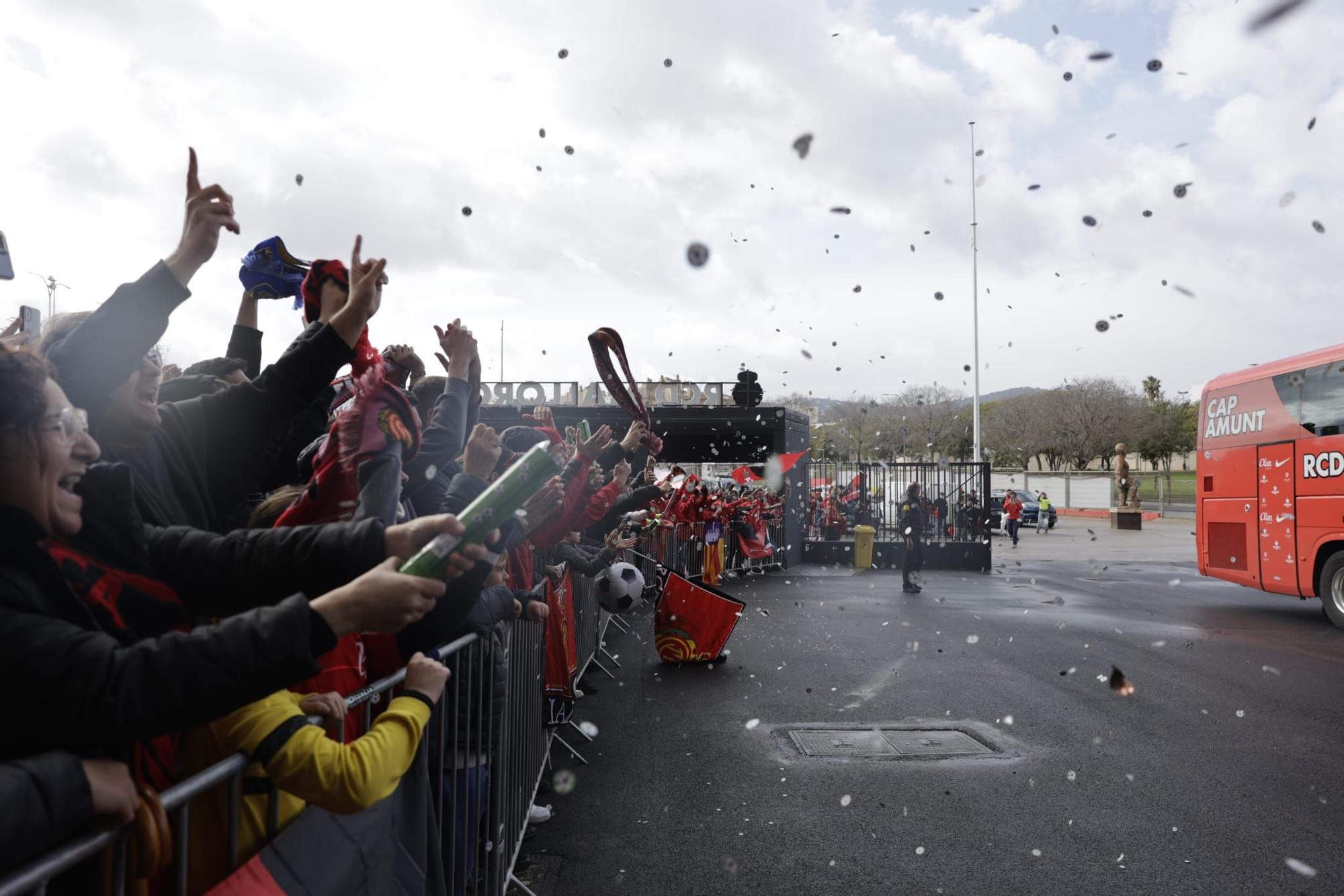 Recibimiento al Real Mallorca en Son Moix