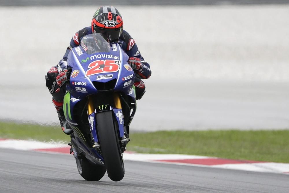 Maverick Viñales als tests de Sepang