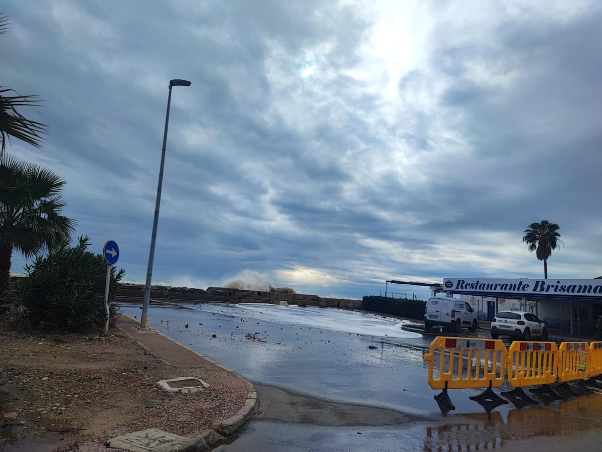 Daños del temporal en Burriana