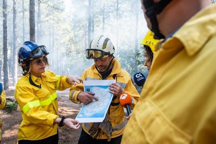 La UME realiza prácticas de prevención de incendios en Gran Canaria