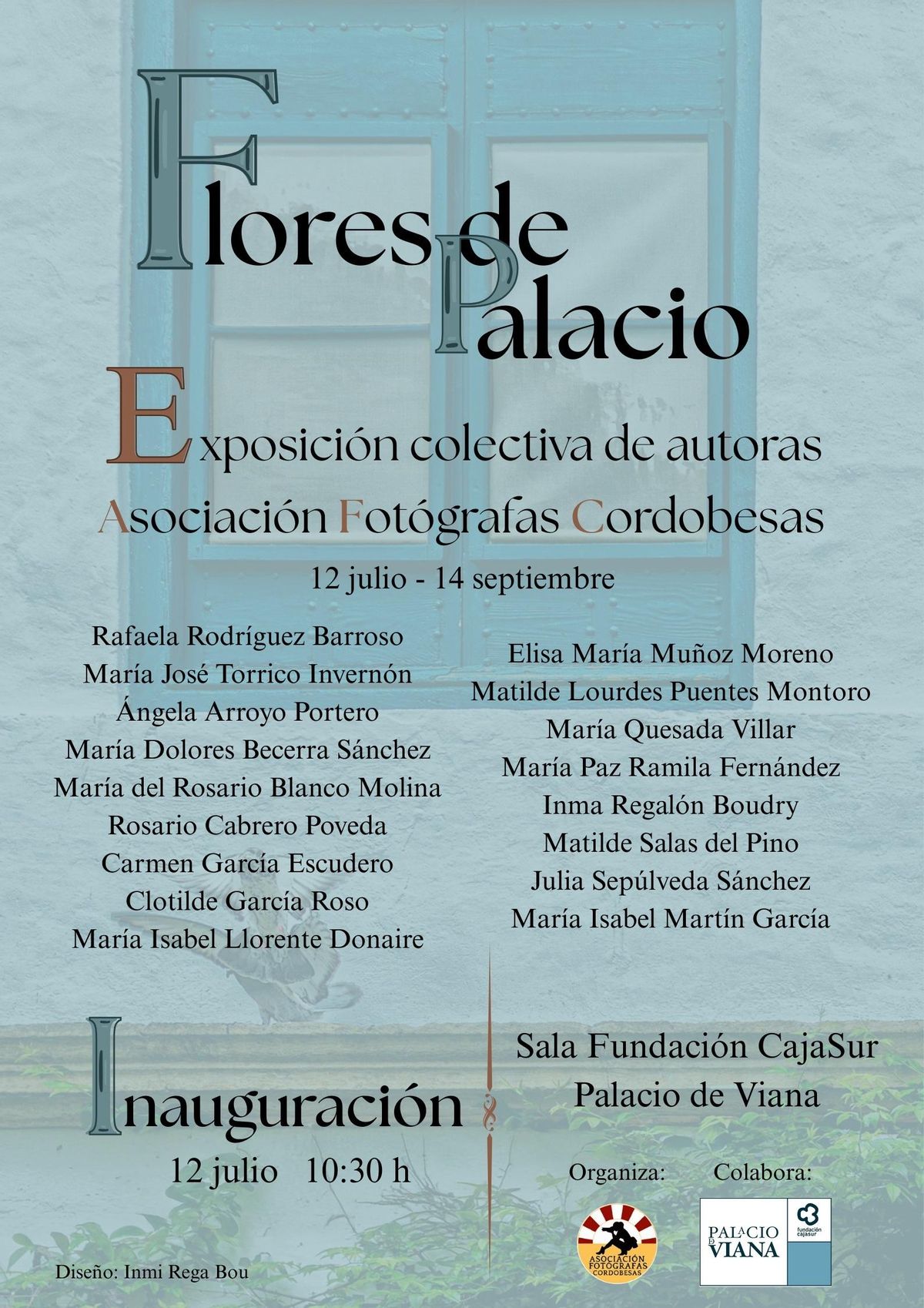 Cartel exposición 'Flores de Palacio'