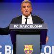 El presidente del FC Barcelona, Joan Laporta