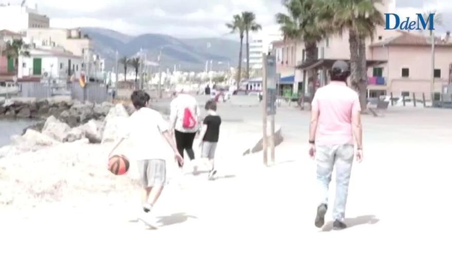 Corona-Krise: So genießen die Kinder erste Spaziergänge auf Mallorca