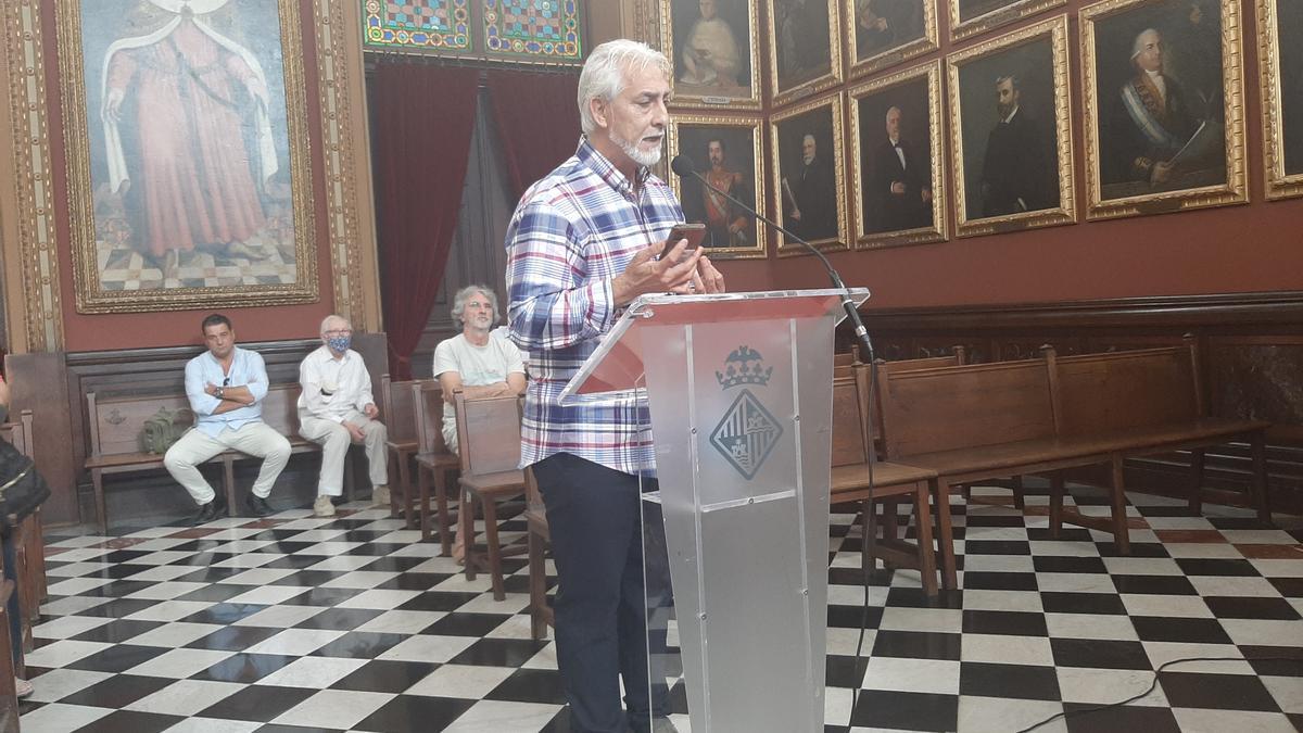 Intervención del Carlos Cortés, presidente de la Federación de Entidades de Gitanos y Gitanas en el pleno.