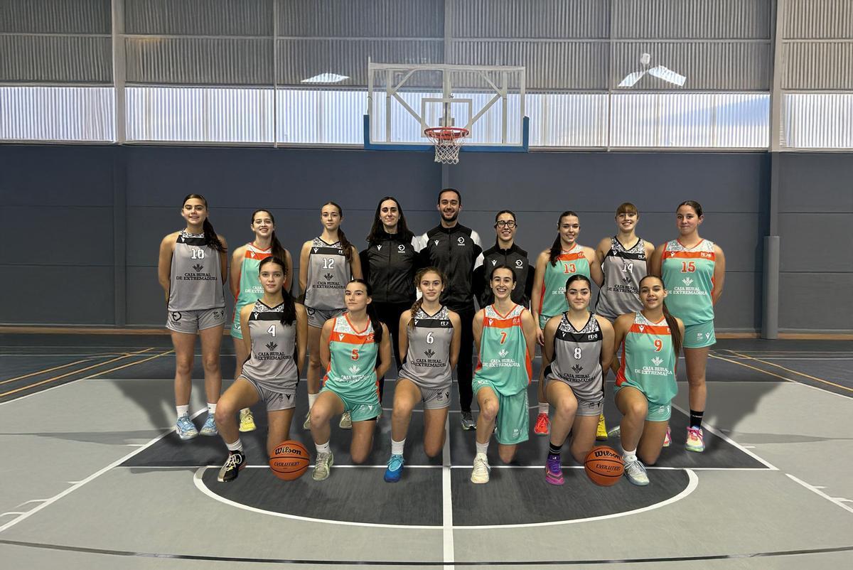 Selección extremeña cadete femenino.