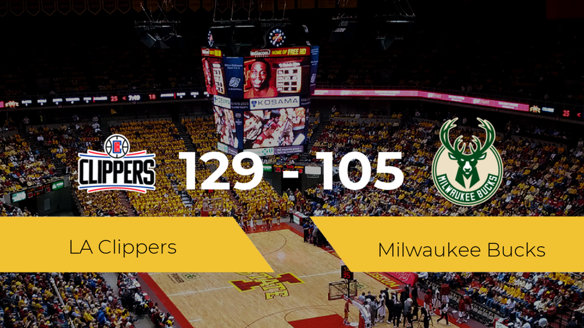 LA Clippers se hace con la victoria contra Milwaukee Bucks por 129-105