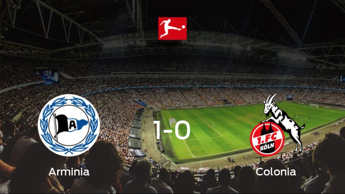 Tres puntos para el equipo local: Arminia Bielefeld 1-0 Colonia