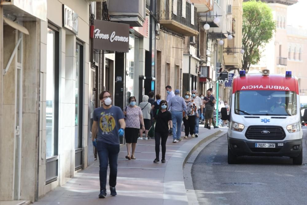 Primer día de la Fase 1 de la desescalada en Elche