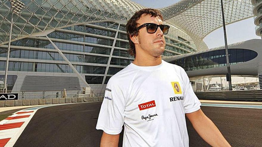 Fernando Alonso, en su segunda etapa en Renault