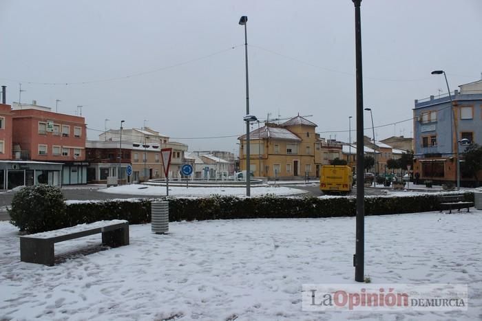 Un manto blanco cubre Bullas