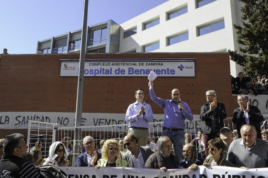 Manifestación en defensa de la sanidad en Benavent